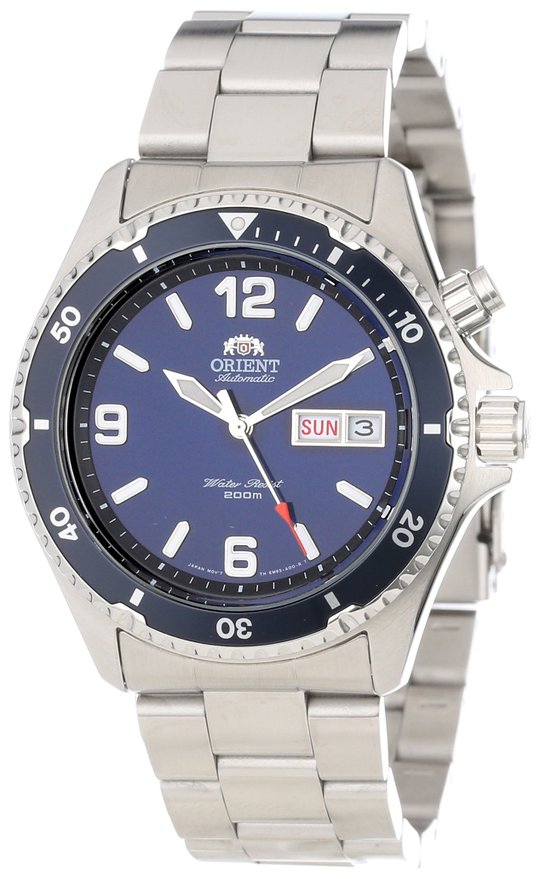 Orient Mens CEM65002D Blue Mako Automatic Dive Watch
