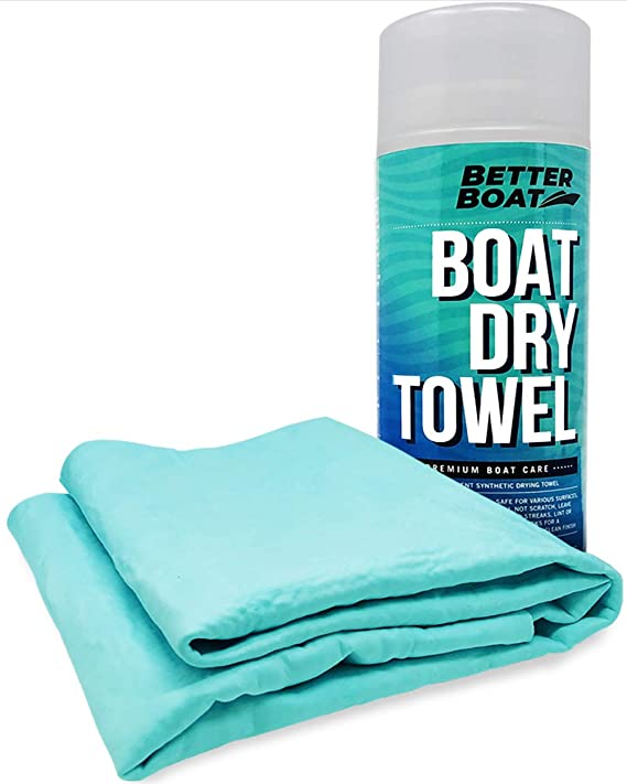 Ultra Absorbent Chamois Cloth Synthetic Shammy Towel for Car and Boat Marine Grade Drying and Cleaning Supplies