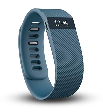 Fitbit Charge Wireless Activity Wristband, Slate, Small (Certified Refurbished)