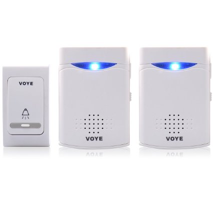 XCSOURCE Premium Portable Wireless Remote Doorbell With 38 Songs Alarms Easy Install For Home, Office, Hotel, Everywhere HS103