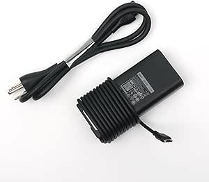 Dell 65W USB C Laptop Charger,Latitude 7300 7310 7320 7330 7340 7520 7530 AC Adapter with 3ft Power Cord, Black, HA65NM190