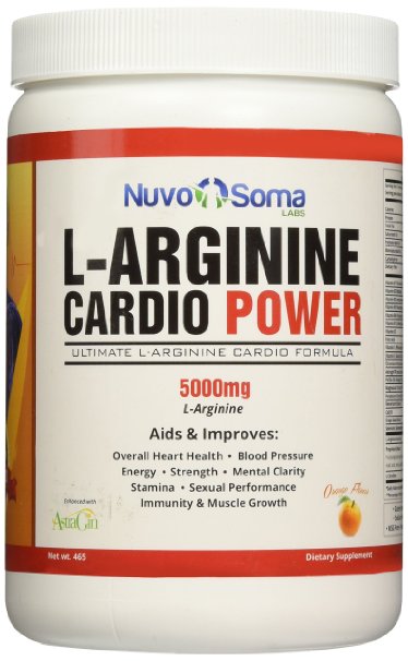 L-Arginine 5000mg Cardio Power Powerful Nitric Oxide Booster w L-citrulline CoQ10 and Resveratrol Amino Acids Build Muscle Fast Boost Performance Increase Workout Endurance