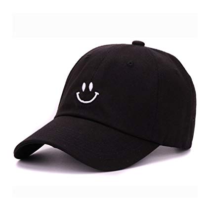 Smiling Baseball Cap Adorable Sun Caps Fishing Hat for Men Women Unisex-Teens
