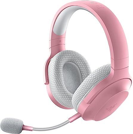 Razer Barracuda X - Wireless Multi-platform Gaming and Mobile Headset (Wireless USB-C Multi-Platform Connectivity, 250g Ergonomic Design, 40mm Drivers, 20 Hours Battery Life), Pink (Quartz Pink)