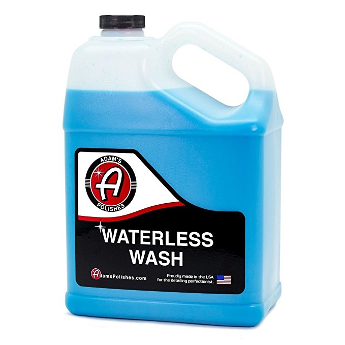 Adams Waterless Wash Gallon - Made With Advanced Emulsifiers and Special Lubricants - Eco-Friendly Waterless Car Washing With No Hoses, No Water, No Messes