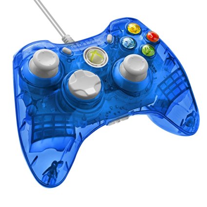 PDP Rock Candy Wired Controller for Xbox 360 - Blueberry Boom