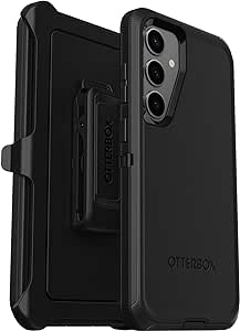 OtterBox Defender Case for Samsung Galaxy S24 , Shockproof, Drop Proof, Ultra-Rugged, Protective Case, 5x Tested to Military Standard, Black, Non-Retail Packaging