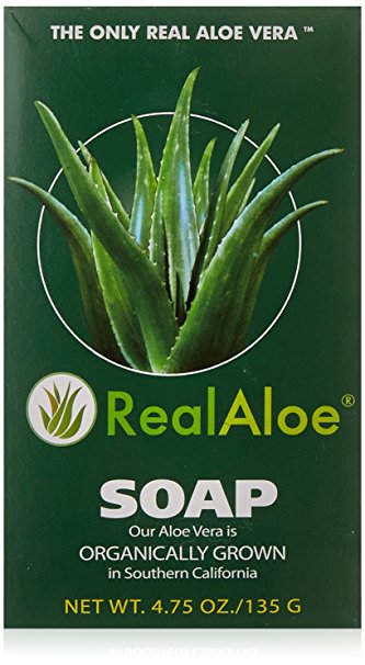 Real Aloe Vera Bar Soap, 4.75 Ounce