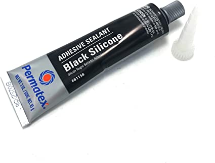 Permatex 81158 Black RTV Silicone Sealant. 3 oz.