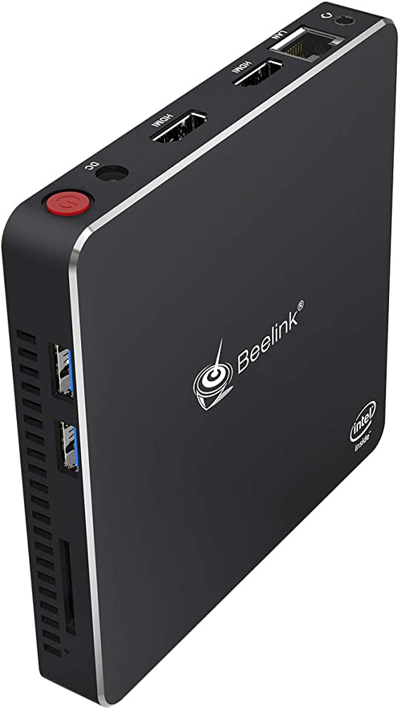 Mini PC, Beelink T34 Quad Core Intel Celeron N3450 Processor, Windows 10 Pro Mini Desktop Computer, 8GB LPDDR4/128GB SSD, 2.4G/5G Dual WiFi, 4K HD,Dual HDMI,BT4.0,Gigabit Ethernet,Auto Power On