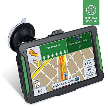 Car GPS Navigation, 7-inch 8GB HD Touch Screen, Voice Transition Direction, Free Lifetime map Update