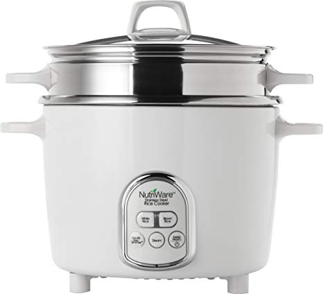 Aroma NRC-687SD-1SG NutriWare 14-Cup, Cooked Digital Rice Cooker and Food Steamer