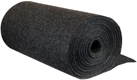 Charcoal Carpet & Non-Woven Fabric | Length: 78 inch (6.6 ft.), Width: 40 inch (3.2 ft.) | for Speaker Sub Box Carpet Home, Auto, RV, Boat, Marine, Truck & Car Trunk Liner