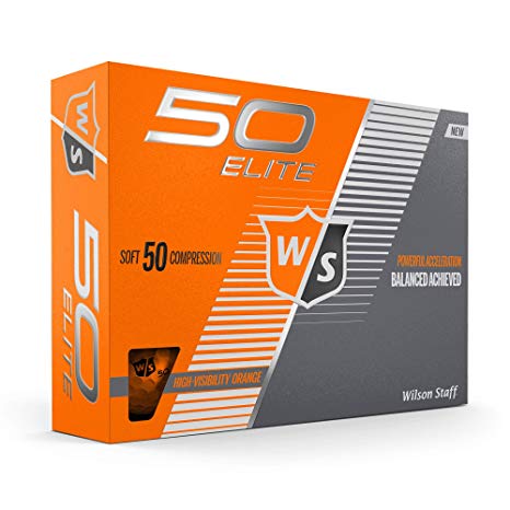 Wilson Staff Fifty Elite Golf Balls (One Dozen)