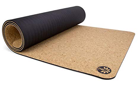 Yoloha Original Air Cork Yoga Mat, New and Improved, Non Slip, Sustainable, Soft, Durable, Premium, Handmade, Moisture Resistant – Available in Multiple Lengths - 6mm Thick