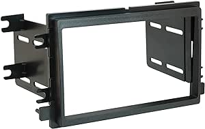 Scosche FD1426B Compatible with Select 2004-09 Ford / Lincoln / Mercury ISO Double DIN Dash Kit Black