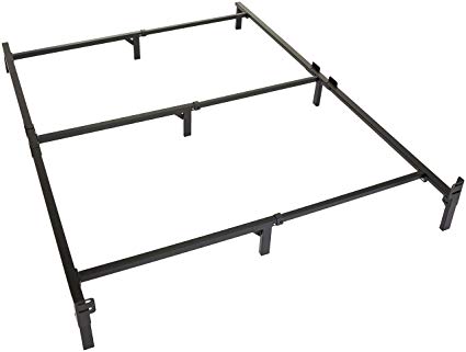 Amazon Basics 9-Leg Support Metal Bed Frame - Strong Support for Box Spring and Mattress Set - Full Size Bed