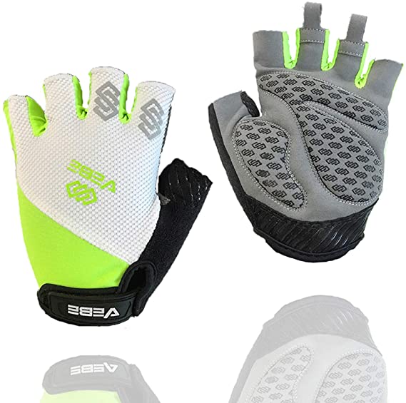 VEBE Men & Women Cycling Gloves Mountain Bike Gloves - Breathable Shock Absorbing Bicycle Gloves with 5MM Pad