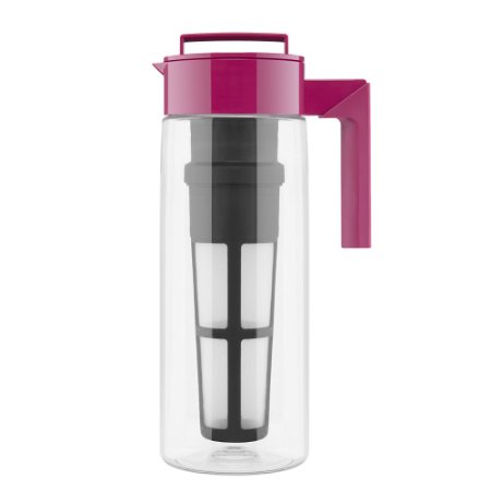 Takeya Flash Chill® Iced Tea Maker (2 Quarts, Raspberry)