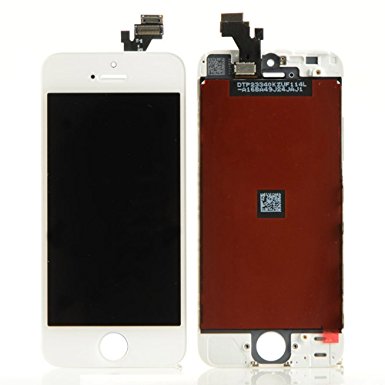 Replacement Touch Screen Digitizer LCD Display with Frame Assembly Fit for Iphone5 5g White