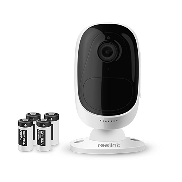 Reolink Argus 100% Wire-Free Battery-Powered Indoor/Outdoor 1080p HD Wireless Home Security IP Camera with Night Vision