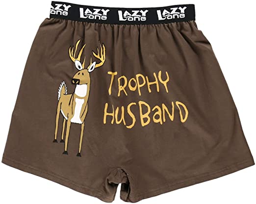 Lazy One Funny Animal Boxers, Novelty Boxer Shorts, Humorous Underwear, Gag Gifts for Men