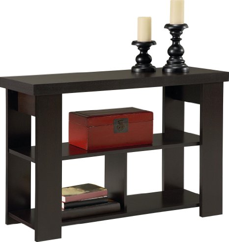 Hollow Core Sofa Table, Black Forest Finish