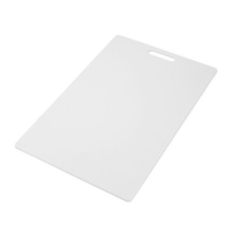 Farberware 12 by 18-Inch Poly Cutting Board, White