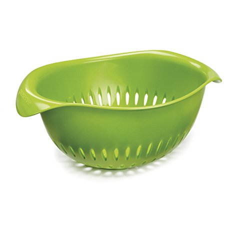 Preserve Small Colander, Made from Recycled Plastic, 1.5 Quart Capacity, Green
