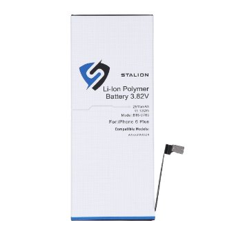 iPhone 6 PLUS Battery : Stalion® Strength Replacement Li-Ion Polymer Battery 2915mAh 3.82V for iPhone 6 Plus (5.5" Inch Only)[24-Month Warranty](compatible with GSM & CDMA Models A1522 / A1524 / A1593)