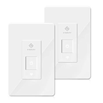 Etekcity Smart WiFi 3-Way Light Switch with Timer (2-Pack), Wireless Remote Control, No Hub Required, Easy Installation, Works with Alexa & Google Home, White, ETL Listed, 2 Year Warranty