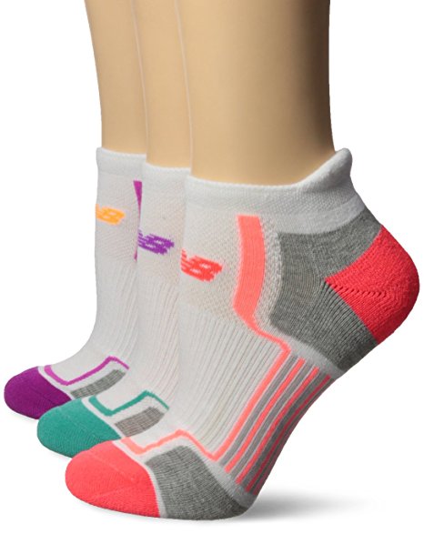 New Balance Women's Performance Low Cut Tab Socks (3 Pack)