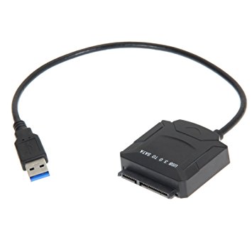 Alloet Universal Converter Adapter USB 3.0 to SATA for 2.5'' & 3.5''Laptop HDD/SDD