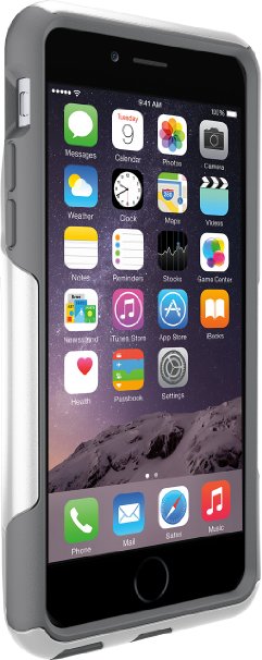 OtterBox 77-50721 Commuter Wallet Case for iPhone 6/6s - Glacier(White/Gunmetal Grey)