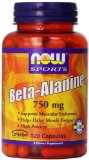 NOW Foods Beta-Alanine 750mg 120 Capsules