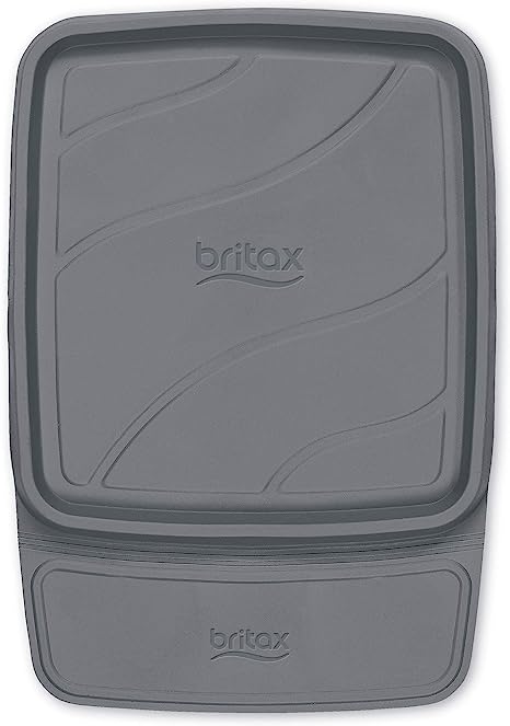 Britax Vehicle Seat Protector - Crash Tested   No Slip Grip   Waterproof Easy to Clean   Raised Edges Trap Spills and Debris