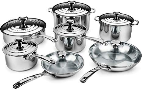 Le Creuset 14-piece Stainless Steel Cookware Set