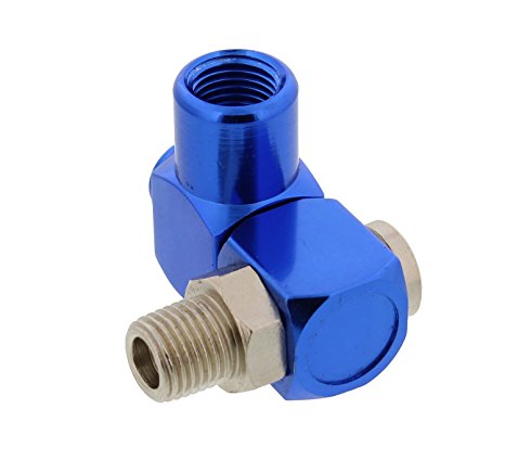 ABN 1/4" Inch NPT 360 Degree Swivel Connector with Adjustable Tension Control to Stop Leaks – For Any Air Tool