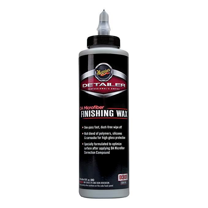 Meguiar’s D30116 DA Microfiber Finishing Wax, 16 Fluid Ounces