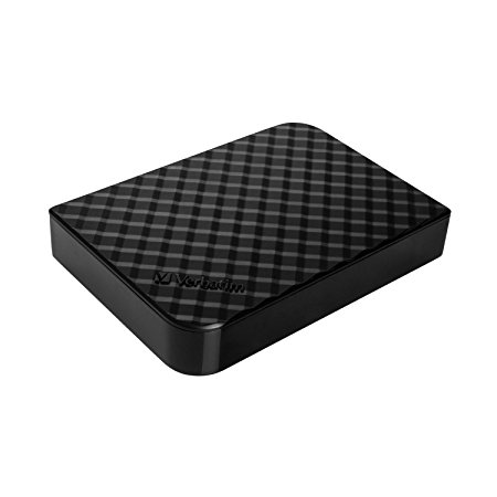 Verbatim 4TB Store 'n’ Save Desktop Hard Drive, USB 3.0, Diamond Black