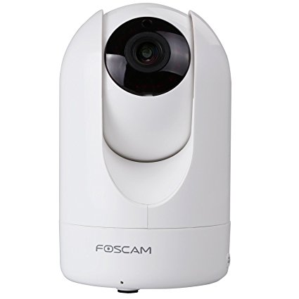 Foscam R4 4.0MP Ultra-HD, Pan and Tilt PnP Wireless/Security IP Home Camera with WDR, Superior Two-way Audio(White)