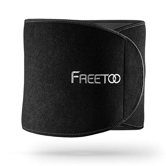 FREETOO Waist Trimmer,Waist Trainer for Weight Loss Waist Training Belt,2.5-3 mm Thick,Light and Comfortable,Suitable for Fitness,Training,Running,for Men and Women