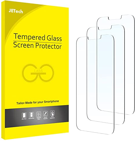 JETech Screen Protector Compatible with iPhone 13 mini 5.4-Inch, Tempered Glass Film, 3-Pack