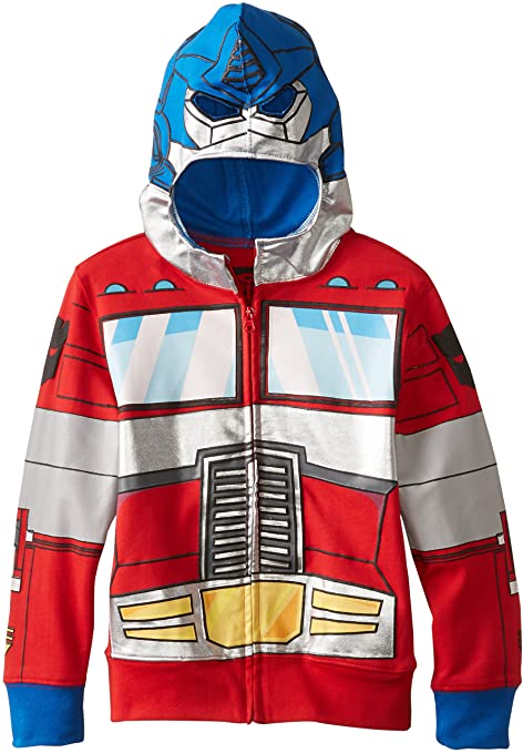 Transformers Boys' Optimus Prime Character Hoodie