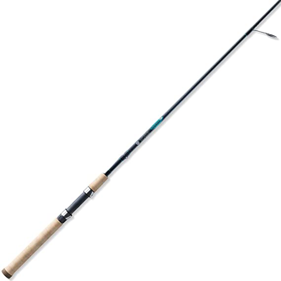 St. Croix PS60MF Premier Graphite Spinning Fishing Rod with Cork Handle, 6-feet, Classic Black Pearl, 6’0" - Feet