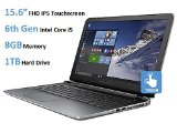 HP Pavilion 15t 156-Inch Touchscreen Laptop 6th Gen Intel Core i5-6200u Processor 8GB DDR3L RAM 1TB HDD Windows 10 Natural Silver