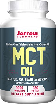 Jarrow Formulas MCT Oil Softgels, 180 Count