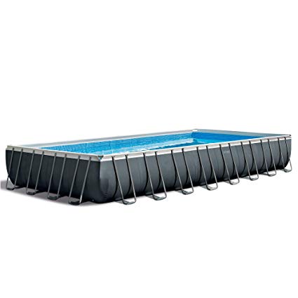 Intex 32' x 16' x 52" Pool Set with Floating Lounge (2 Pack) and Cooler Float