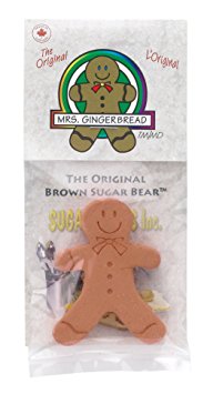 Sugar Bears Inc. Brown Sugar Bear Original Brown Sugar Saver and Softener, Terracotta, Gingerbread Girl, Brown