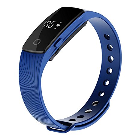 Zomtop ID107 Bluetooth 4.0 Smart Bracelet smart band Heart Rate Monitor Wristband Fitness Tracker for Android iOS Smartphone